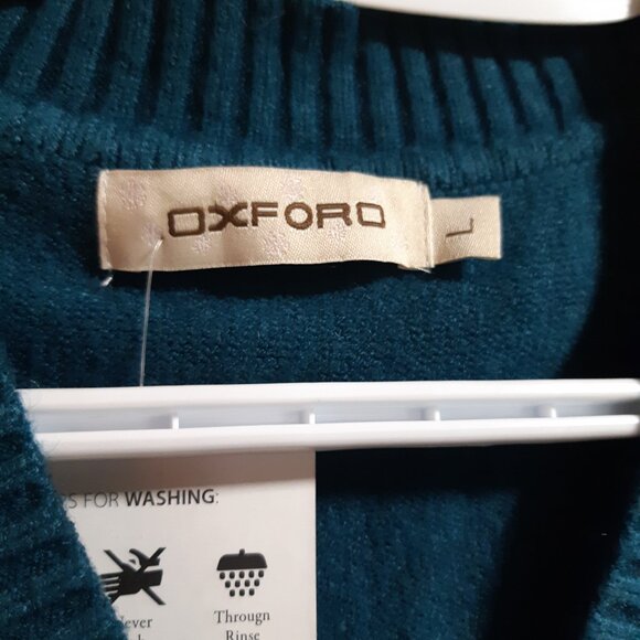 Comfy Blue Teal Sleeveless Button-Down Layering Sweater Vest NWT - Picture 3 of 6